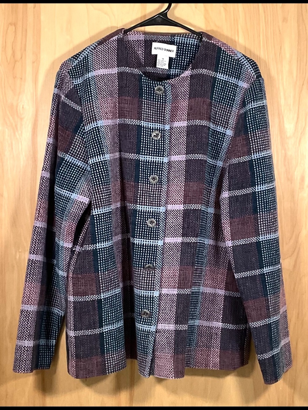 Vintage Alfred Dunner Plaid Jacket - EUC